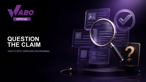 WABO cover illustration of a magnifying glass examining abstract evidence cards on a dark purple background.