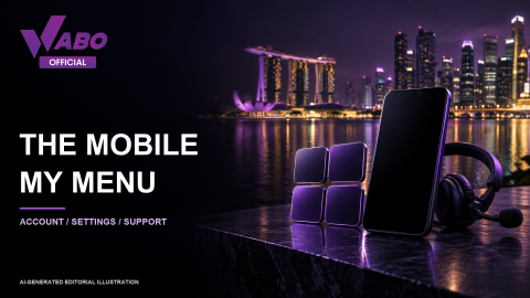 WABO SG editorial illustration for WABO SG mobile My menu